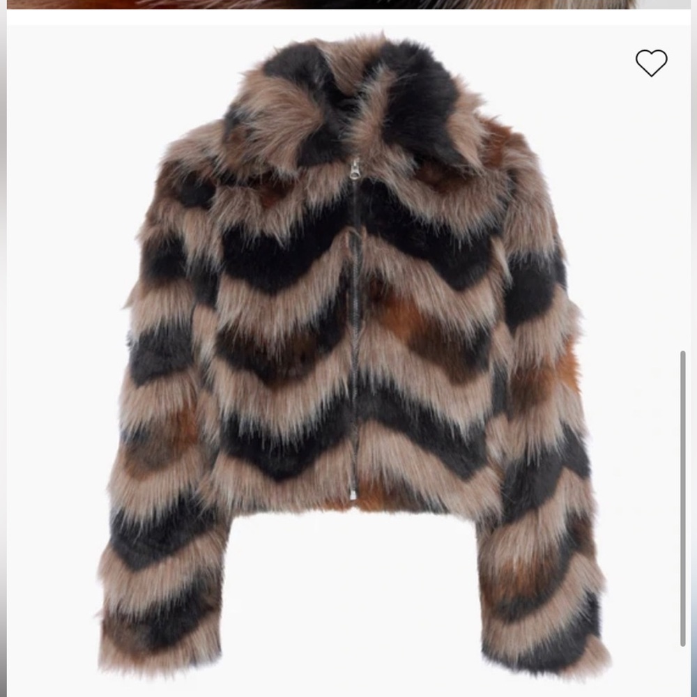 French Connection Dallow Faux Fur - Picture 6 of 7